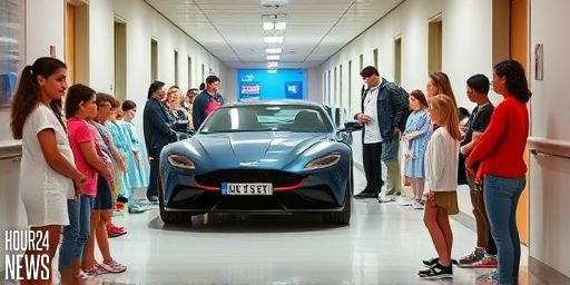 Aston Martin F1 Pit Stop Lifts Spirits at Birmingham Children’s Hospital