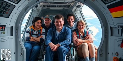 German Engineer Becomes 1st Wheelchair User to Blast into Space