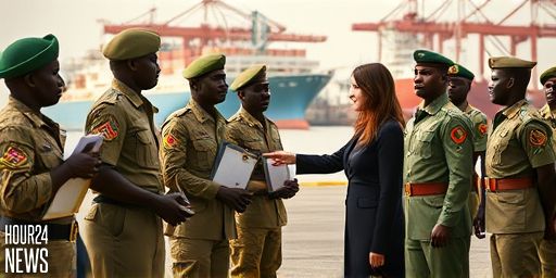 Defense CS Soipan Tuya Visits KDF Troops at Kismayo Port, Somalia