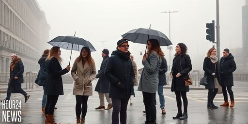 Weather Warnings Collide in London: Freezing Rain, Snow, and High Winds Ahead