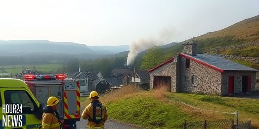 Kerry Fire Brigade Battles Major Blaze Near Caherdaniel to Protect Village