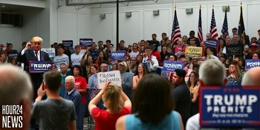 Trump touts immigration wins, takes aim at Biden in fiery speech