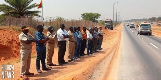 Illegal Mining Near Public Highway in Ghana: Arrests