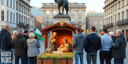Gaza Solidarity Nativity Recreated in Dublin to Highlight Gaza Crisis