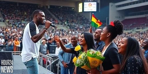 Stonebwoy’s Children Present Flowers to Him at Bhimfest 2025: A Night to Remember