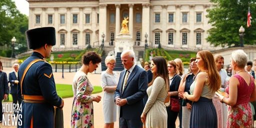 King Meets Huntingdon Train Attack Heroes at Buckingham Palace