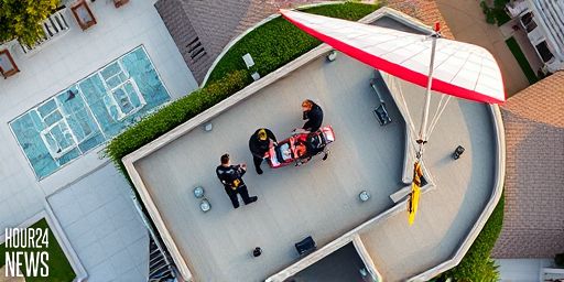 Paraglider Rescued After Crash onto Roof of Five-Star Lough Erne Resort