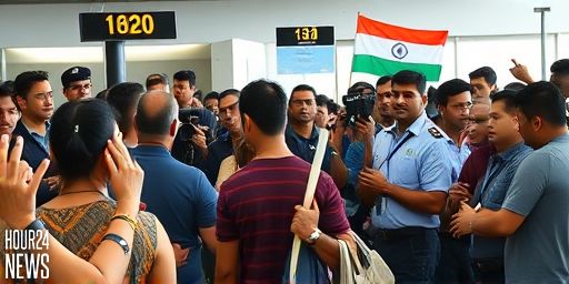 Vijay mobbed at Chennai airport, trips and falls during exit