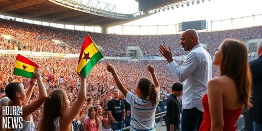 Stonebwoy Receives Heartfelt Flowers from His Children at BhimFest 2025