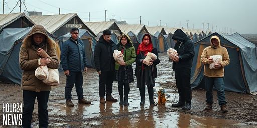 Winter Floods Hit Gaza Displacement Camps as Aid Is Blocked