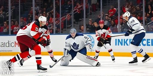 Maple Leafs Blank Devils as Woll Notches First Shutout of Season