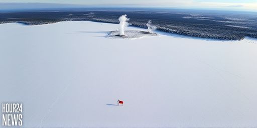 When a Snow-Blanketed Yellowstone Lake Becomes a Glistening White Void: A Glimpse From Space