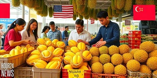 Durian Prices Plunge in Malaysia Boosts Singapore Sales