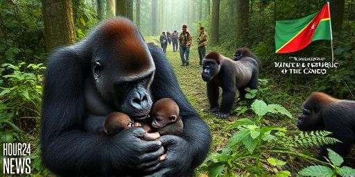 Rare Twins in DRC: Mountain Gorillas Spark Hope