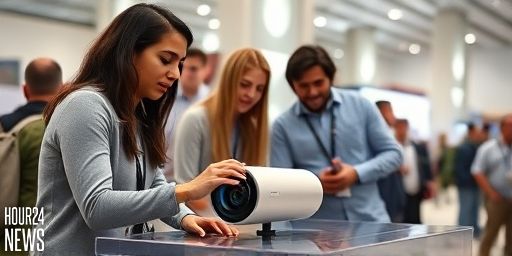 Samsung Unveils The Freestyle Plus Projector With AI at CES 2026