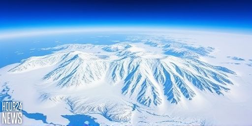 Satellite View: Greenland Peaks from Space Highlights Arctic Climate Dynamics