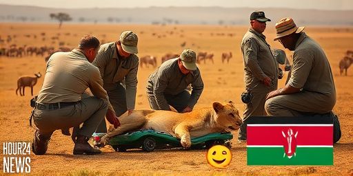 KWS Rescues Injured Lioness in Maasai Mara