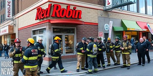 Fire Ignites at Lloyd District Red Robin as Homeless Warming Fire Spreads, Portland Fire Officials Say