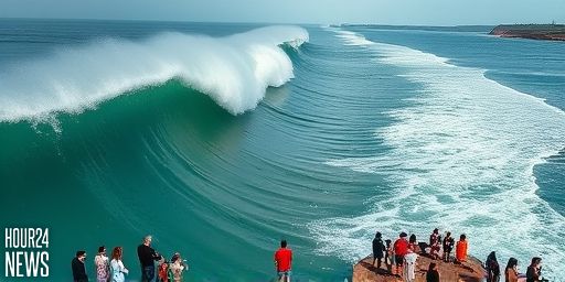 Giant Nazaré Waves and Underwater Plumes: A Satellite View of Portugal’s Power