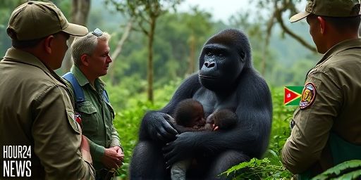Rare twins born in DRC raise cautious hope for endangered mountain gorillas