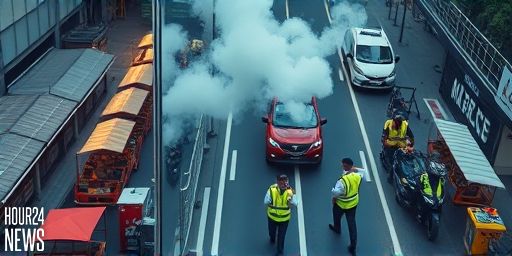 Fire Recorded at Hong Lim Market and Food Centre During Lunch Rush