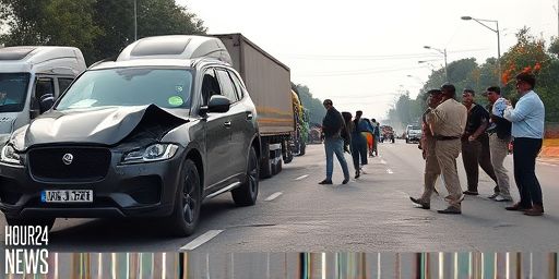 Tragic Noida Collision: Teen Driver Killed as Jaguar Overtakes Truck in Sector 49