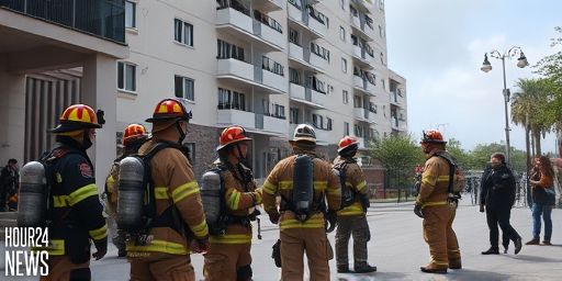 London tower blaze: 60 firefighters tackle lead-acid fire