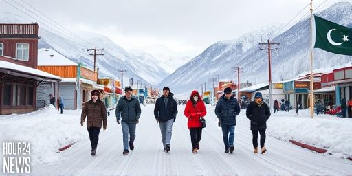 Snowfall in GB and Skardu: Five Inches Blankets Skardu as Cold Deepens