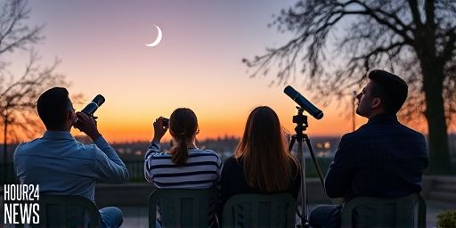 Starwatch: Crescent Moon Meets Saturn at Dusk