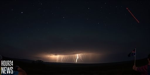 Storm chaser captures rare red sprites across Kimberley sky