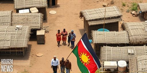 Aussenkehr settlement traps 25,000 residents in reed houses