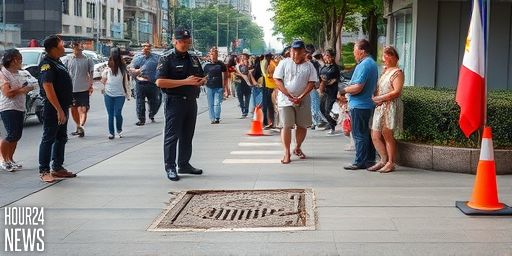 Child’s Leg Stuck in Drainage Grating in Quezon City