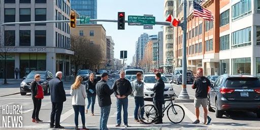 Pedestrian Collision in Downtown Victoria: VicPD Investigates at Douglas and Yates