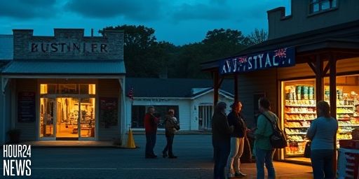 Shoppers navigate power cuts by torchlight after bushfire hits Yea
