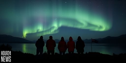 Aurora Australis Lights Up Southern Skies Over Invercargill