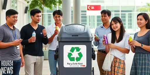 Singapore’s 10-cent beverage container deposit starts April
