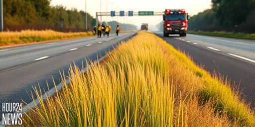 Long Grass Beside the Hume Freeway Before Longwood Fire Raises Fire Risk Concerns