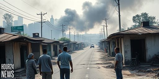 Fire Rips Through Squatter Settlement Near Scott Garden, Six Homes Burned and One Person Burned