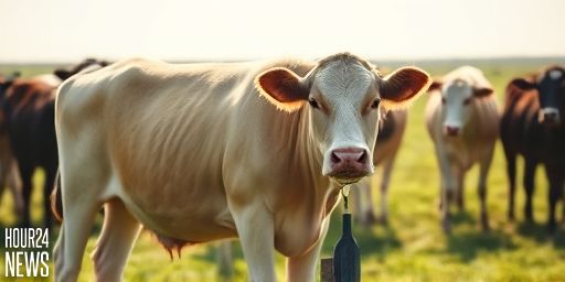 Outstanding in her field: cow recorded using tool for first time