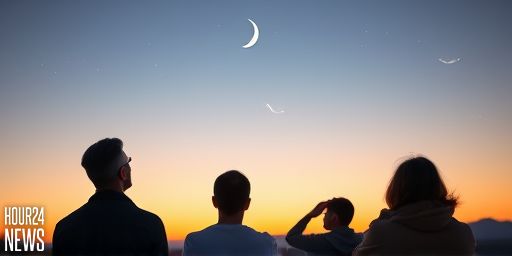 A Slender Crescent Moon Pairs Up with Saturn Tonight in the Western Sky