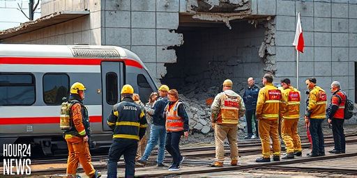 One dead, four injured after train crashes into collapsed wall near Barcelona