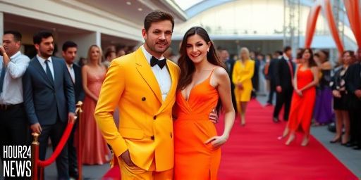 Celebrity Red Carpet Looks at the Critics Choice Awards 2026: Neon Orange Moment