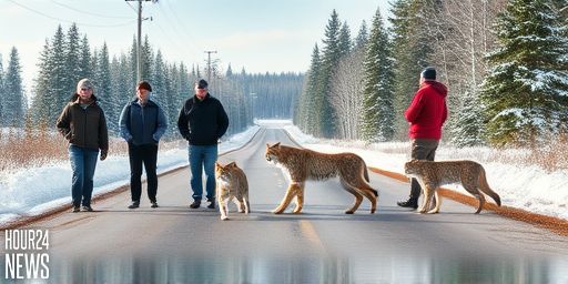 Rare Lynx Family Crossing Captivates Northwest Ontario Community