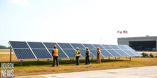 Singapore’s First Military Solar Farm at Sembawang Air Base Turns On