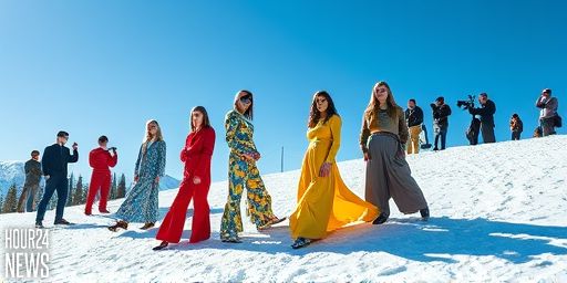 Martin Parr’s Final Vogue Shoot: A Fashion Extravaganza amid the Italian Alps