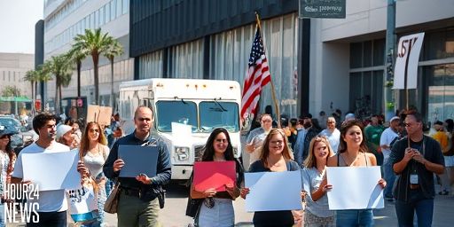 Tension in Los Angeles: U-Haul Driver Sparks Chaos at Iran Protests