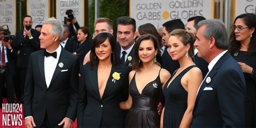 Anti-ICE Pins Spark Conversation at the 2026 Golden Globes