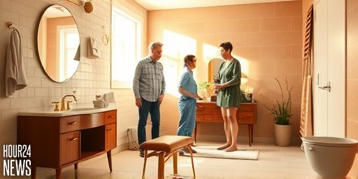 Ashley Tisdale’s Mid-Century Bathroom Trend: Modern Warmth in LA Style