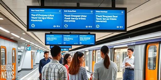 New digital signs at Serangoon MRT to ease confusion during train disruptions