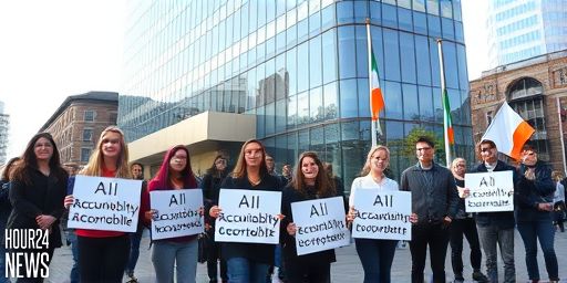 Protesters at X Dublin HQ Demand Criminal Accountability for AI Nude Replacements